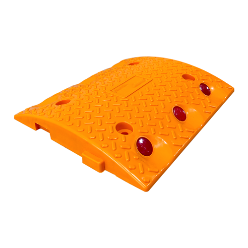 Oval Plastik Hız Kesici 30 x 33 x 4 cm Sarı