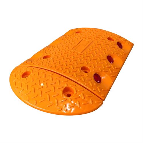 Oval Plastik Hız Kesici Kapağı 30 x 10 x 4 cm - Sarı
