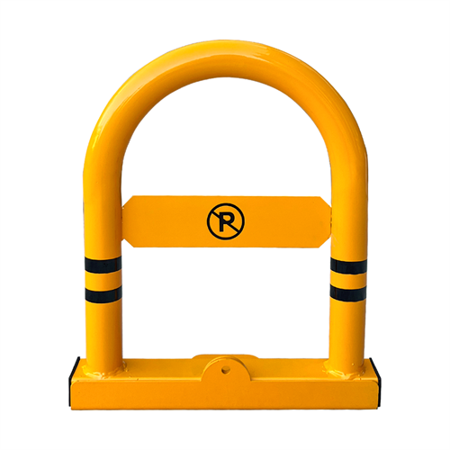 Kilitli Otopark Direği 50 cm, Yatar U Tip Park Bariyeri (Asma Kilit Hariç)