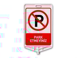 Park Edilmez Dikdörtgen Levha Çift Taraf Baskı