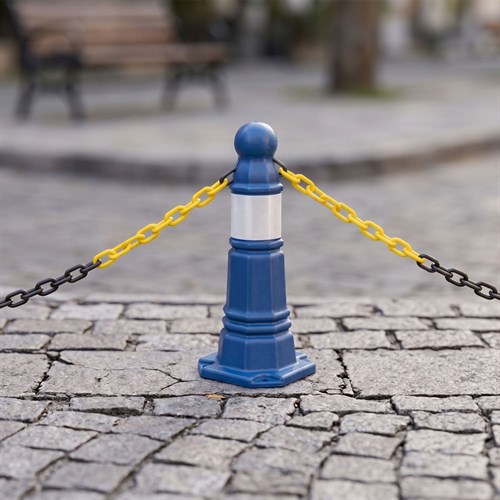 Plastik Zincir Sarı-Siyah 15 m