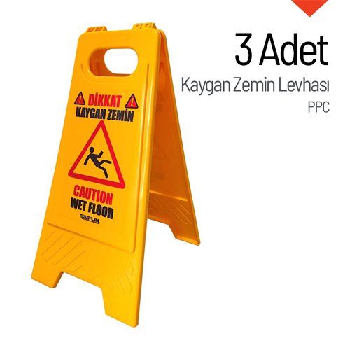 PPC Kaygan Zemin Levhası 3lü Set