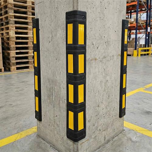 10-Pack Eco Rubber Corner Guard with Honeycomb Reflective