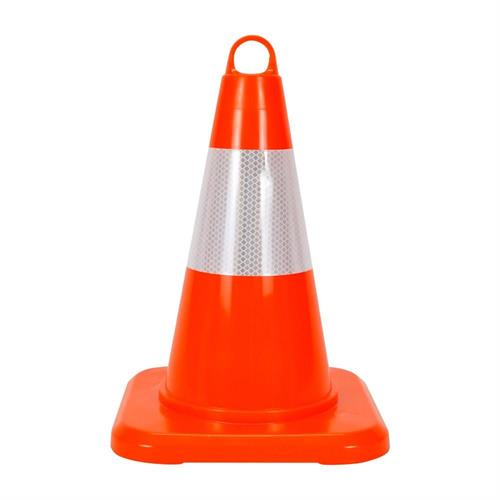 10 Adet PVC Trafik Konisi 32 cm Reflektifli Trafik Dubası Seti