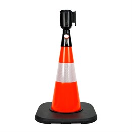 PVC Trafik Konisi 50 cm Reflektifli Ağırlıklı Trafik Dubası