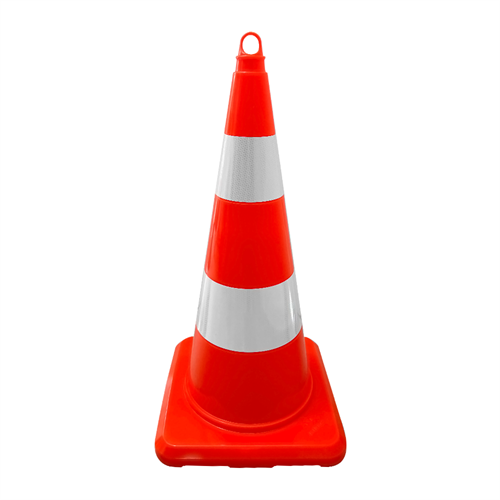 PVC Traffic Cone With Double Reflective Collar 75 cm