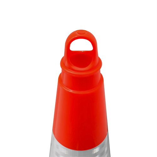 PVC Trafik Konisi 75 cm Çift Reflektifli Ağırlıklı Trafik Dubası