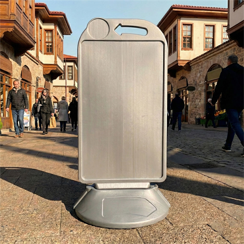Reklam Dubası Gri 127 cm