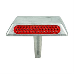 Aluminium Road Stud with Shank 10 x 10 x 2 cm