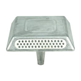 Aluminium Road Stud with Shank 10 x 10 x 2 cm