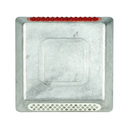 Aluminium Road Stud with Shank 10 x 10 x 2 cm