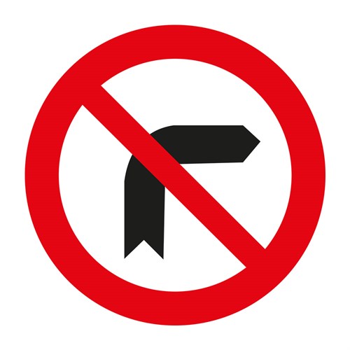 Sağa Dönülmez Levhası TT-26a