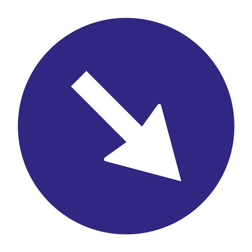 Sağdan Gidiniz Levhası TT-36a