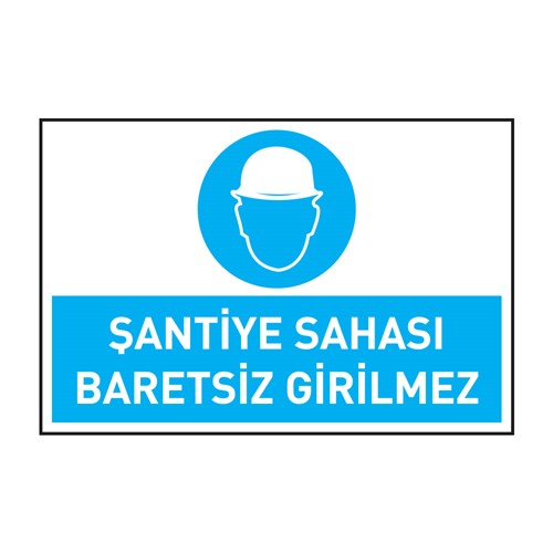 Şantiye Sahası Baretsiz GirilmezKafa Koruma - Baret