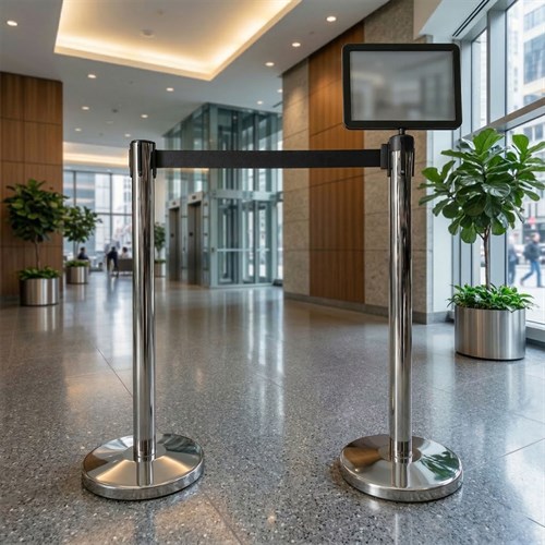 Şerit Bariyer Bilgilendirme Panosu Plastik-Yatay