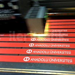 Şerit Bariyer Logo Baskısı