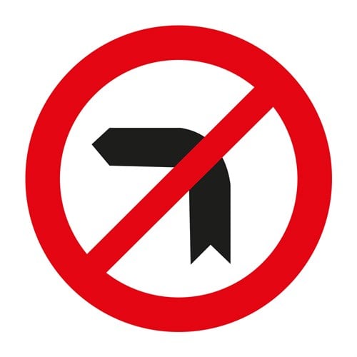 Sola Dönülmez Levhası TT-26b