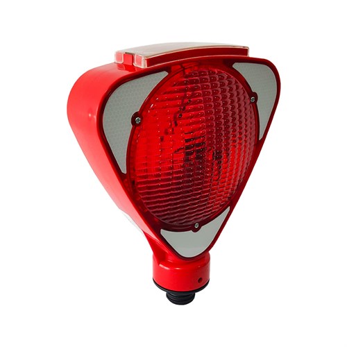 Solar Flaşörlü Ledli Lamba Kırmızı