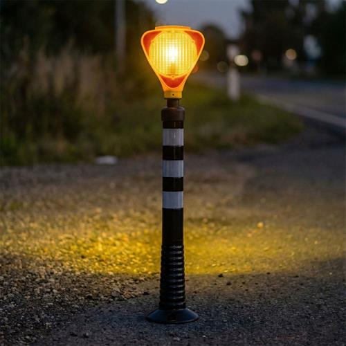 Solar Sarı Üçgen Flaşörlü Siyah Delinatör Seti