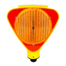 Solar Sarı Üçgen Flaşörlü Siyah Delinatör Seti