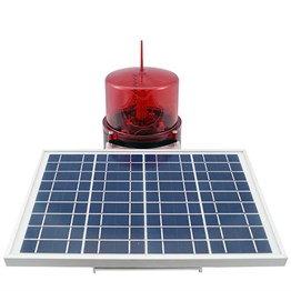 Solar Aircraft Warning Light – Solar-Powered Obstruction Light