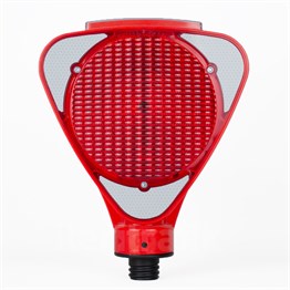 Solar Üçgen Flaşörlü Delinatör Seti (Kırmızı Flaşör)