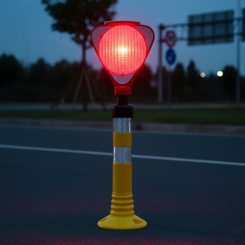 Solar Üçgen Flaşörlü Delinatör Seti Kırmızı