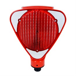 Solar Üçgen Flaşörlü Delinatör Seti Kırmızı