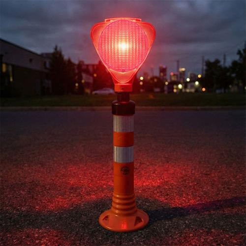 Solar Üçgen Flaşörlü Delinatör Seti Turuncu