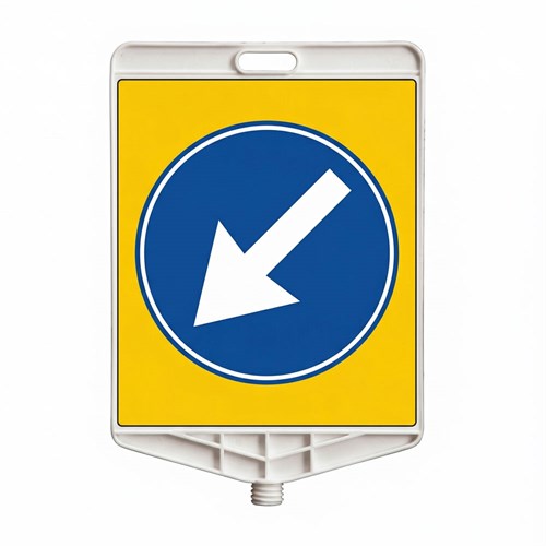 Soldan Gidiniz Dikdörtgen Levha Çift Taraf Baskı