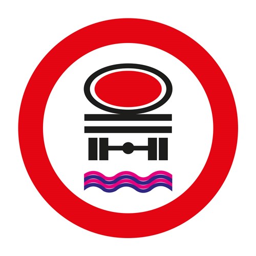 Su Kirletici Madde Taşıyan Taşıt Giremez Levhası