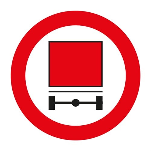 Tehlikeli Madde Taşıyan Taşıt Giremez Levhası TT-16b