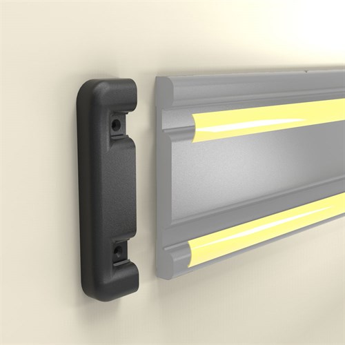 TPE Duvar Koruma Sistemi Sonlandırma Kapağı (20 cm Genişlik)