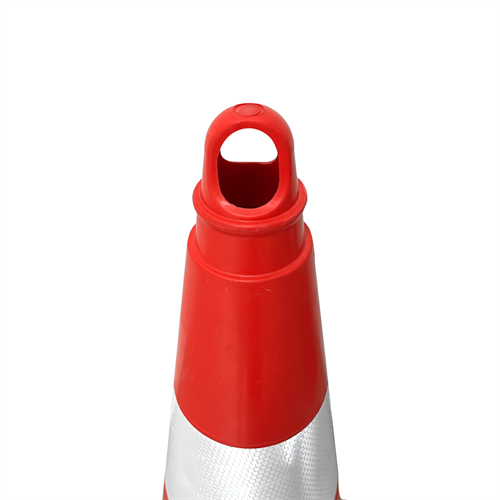 TPE Trafik Konisi 75 cm Çift Reflektifli - Ağırlıksız Trafik Dubası