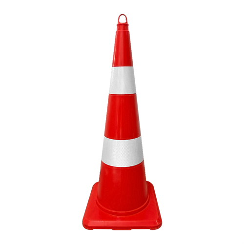 5 Adet TPE Trafik Konisi 90 cm Çift Reflektifli Trafik Dubası Seti