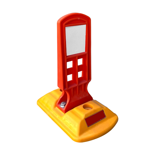 Road Stud with Mini Reflective Signboard 26x16x28 cm