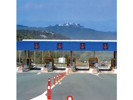 Road Stud with Reflective Signboard 26x16x60 cm