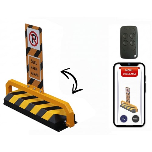 Uzaktan Kumandalı Kişisel Park Bariyeri 63 x 15 x 55 cm