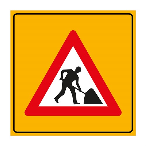 Yol Çalışması 90 x 90 cm YB-1a