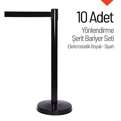 Yönlendirme Şerit Bariyer 10 Adet İndirimli Set