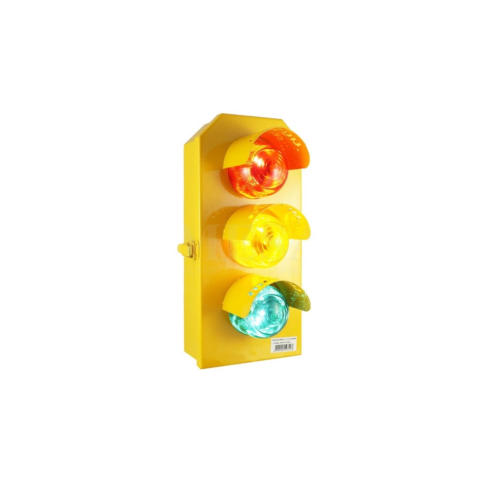 3 Işıklı LED Mini Trafik Lambası100 mm Sinyalizasyon (Trafik Lambası)