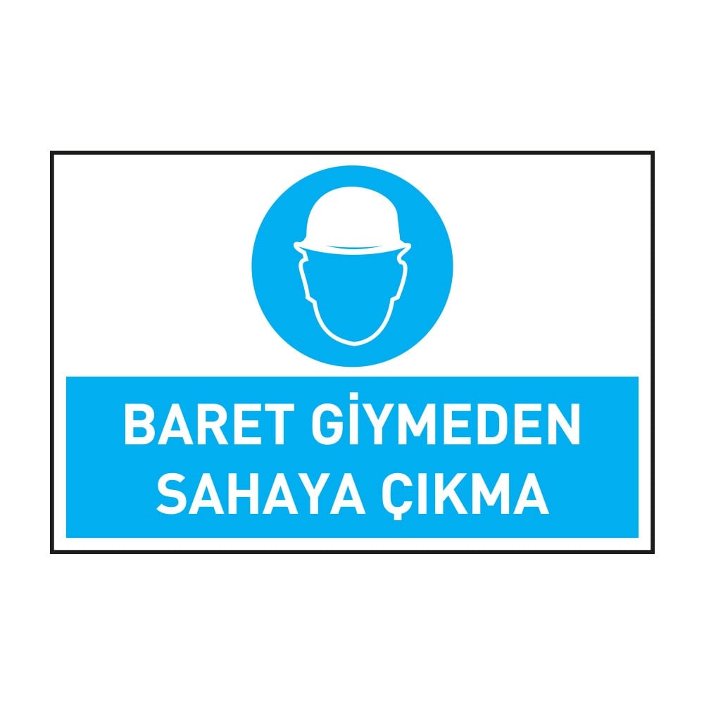 Baret Giymeden Sahaya ÇıkmaKafa Koruma - Baret