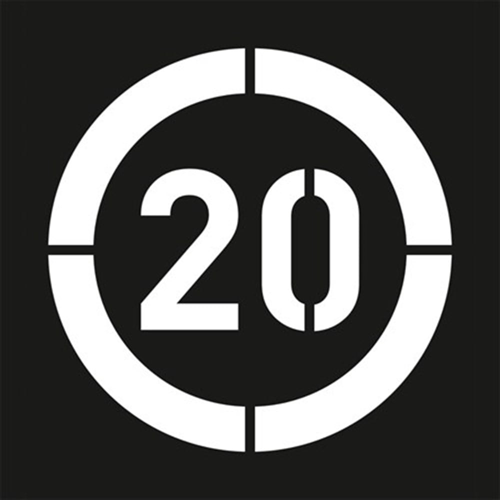 Boyama Şablonu Azami Hız Sınırı 20km Alüminyum 100x100cm