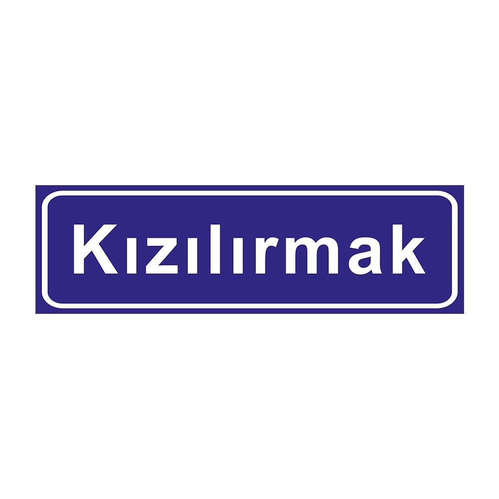 Coğrafi Bilgi Levhası (Köprü Nehir)  B-11bBilgi İşaretleri