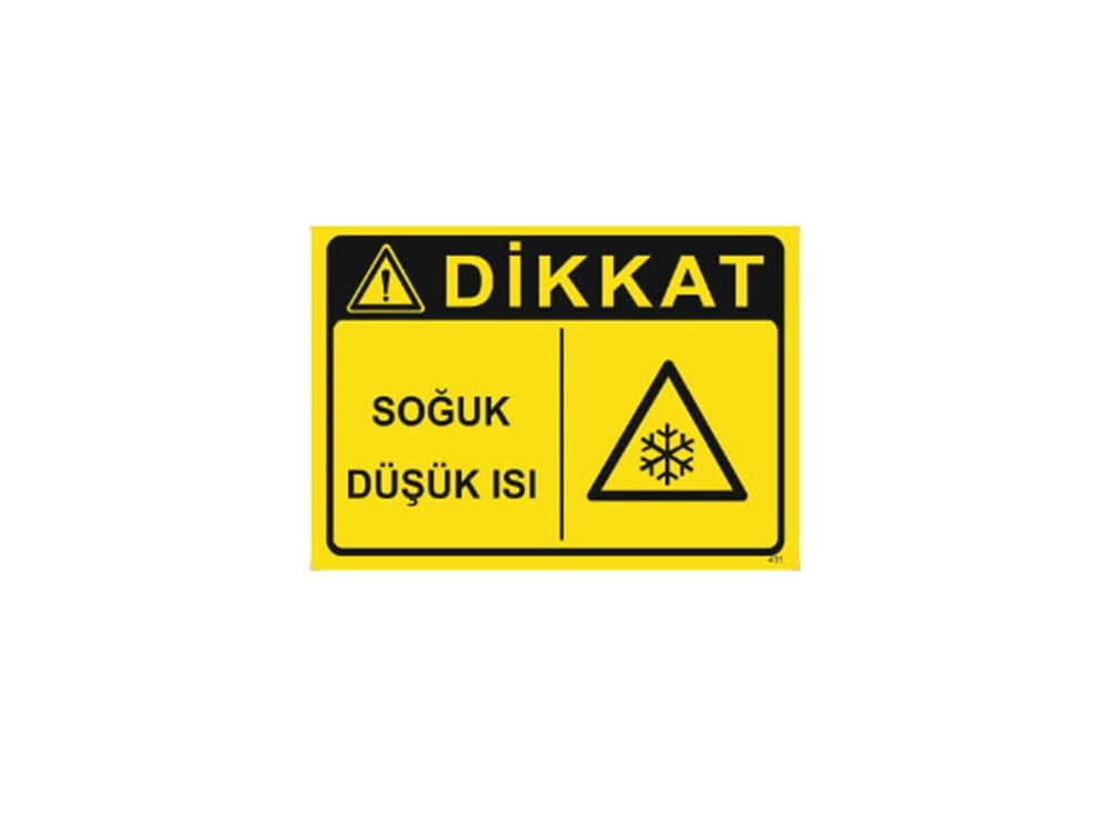 Dikkat Soğuk Düşük Isı Levhası