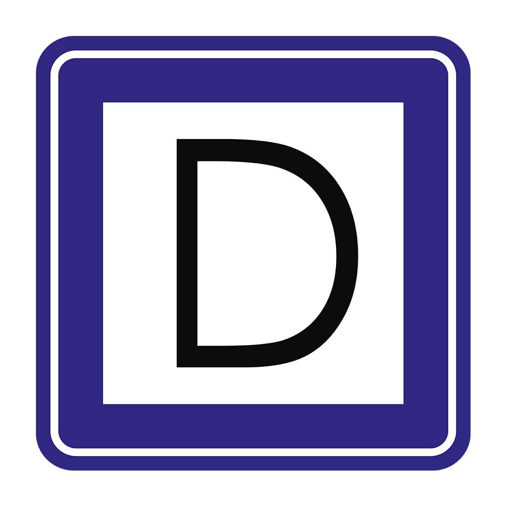Durak Levhası B-22Bilgi İşaretleri