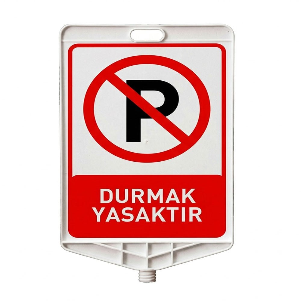 Durmak Yasaktır Dikdörtgen Levha Çift Taraf BaskıDikdörtgen Levhalar