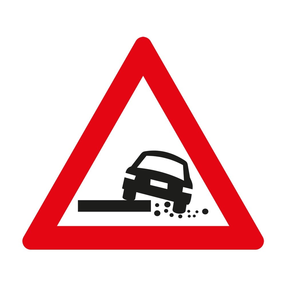 Düşük Banket Levhası T-36Tehlike Uyarı İşaretleri