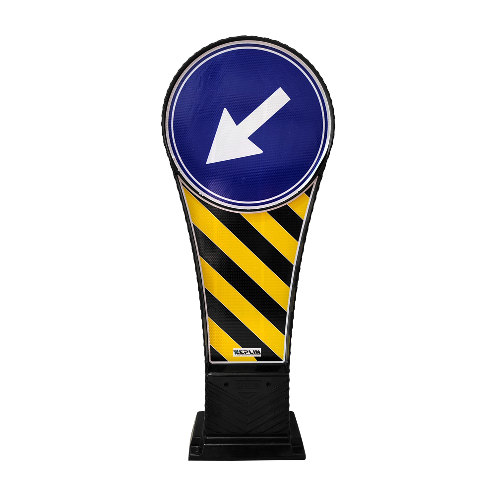 Flexible Island Bollard 400 x 1000 mm