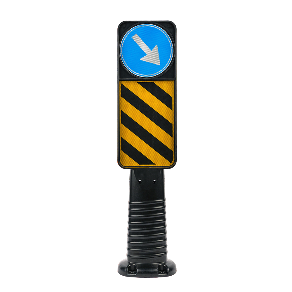 Esnek Refüj Başı Dubası Siyah (Sağdan Gidiniz)Refuj Başı Dubası